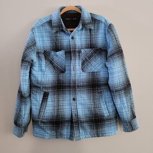 Flannel Shirt Jacket Shacket 100% Cotton